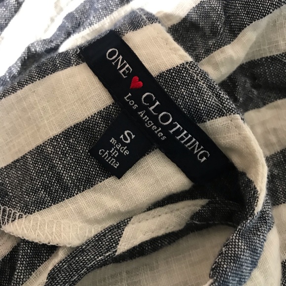 one clothing Tops One Clothing Los Angeles Striped Tank Poshmark